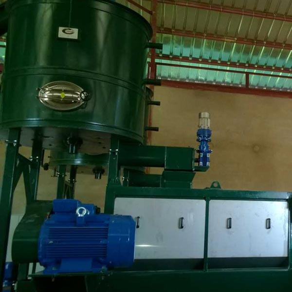 CONTINUOUS PRESS FOR THE WORKING OF OIL-SEEDS